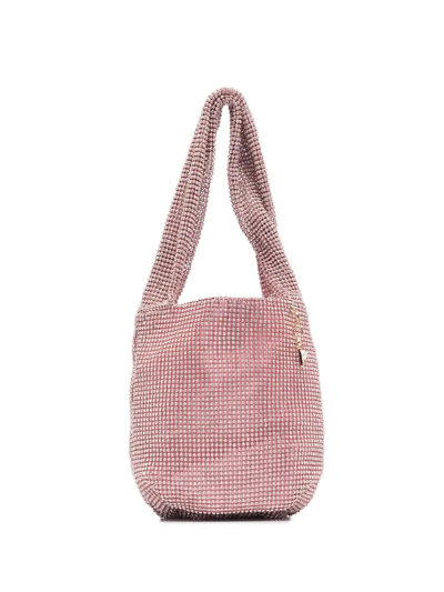 Rosantica Holli Crystal-embellished Small Tote In Pink