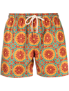 PENINSULA SWIMWEAR ALL-OVER GRAPHIC-PRINT SWIM SHORTS