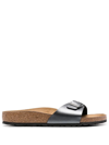 Birkenstock Buckle-fastening Open-toe Sandals In Black