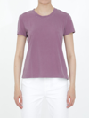 JAMES PERSE CREWNECK VIOLET T-SHIRT