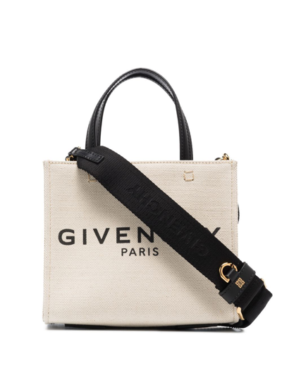 Givenchy Logo-print Tote Bag In Neutrals