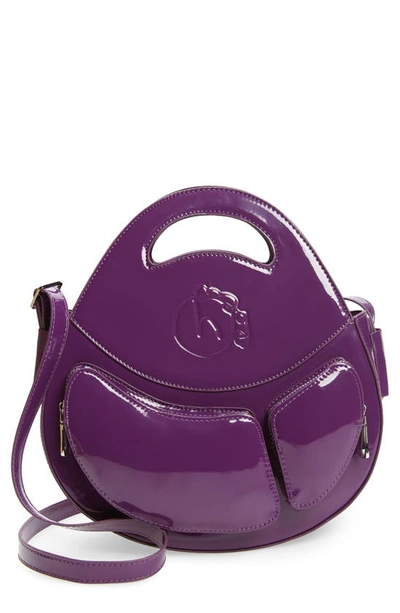 Homage Year Classic Ova Shoulder Bag In Purple