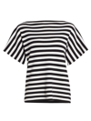 MICHAEL KORS WOMEN'S STRIPED WOOL TOP