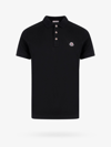 Moncler Polo Shirt In Black