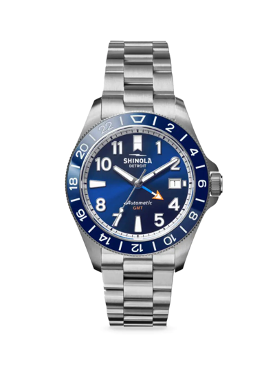 Shinola Monster Automatic Watch In Navy