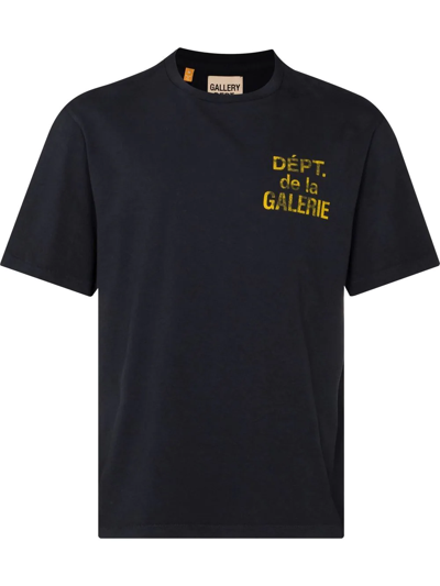 Gallery Department Logo Print Short-sleeve T-shirt In Blau