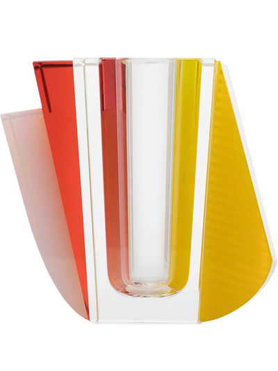 Reflections Copenhagen Raleigh Crystal Vase (12.7cm) In Yellow