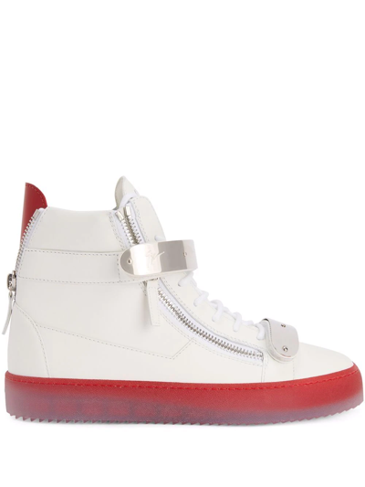 Giuseppe Zanotti Coby High-top Sneakers In White