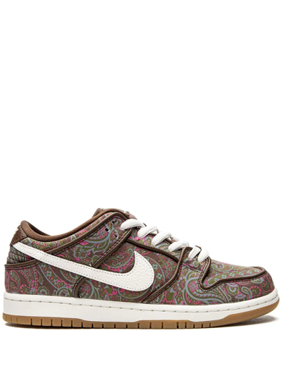 Nike Sb Dunk Low "paisley Brown" Sneakers