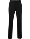 Alexander Mcqueen Tailored Straight-leg Pants In Black