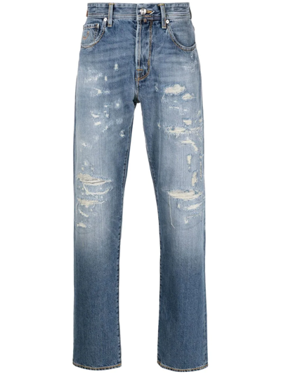 Jacob Cohen Harrison Ltd Faded-effect Jeans In Blue