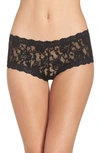 Hanky Panky Signature Lace Boy Shorts In Black