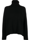 Proenza Schouler Sandra Turtleneck Sweater In Lofty Eco Cashmere In Schwarz