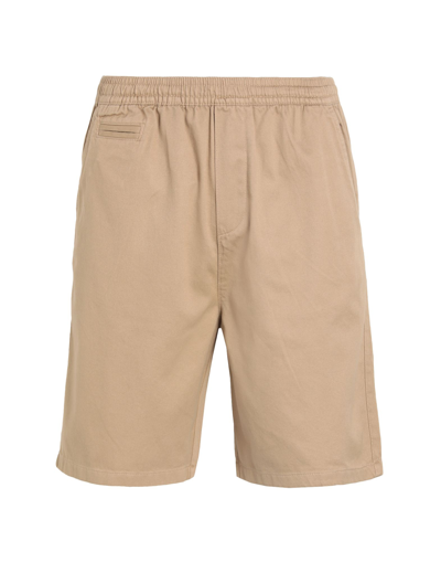 Selected Homme Man Shorts & Bermuda Shorts Camel Size Xl Organic Cotton In Beige