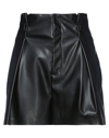 Liu •jo Woman Shorts & Bermuda Shorts Black Size 4 Polyester, Polyurethane Resin In Black