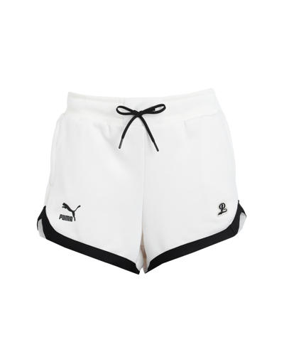 Puma Team Shorts Pt Woman Shorts & Bermuda Shorts White Size L Polyester