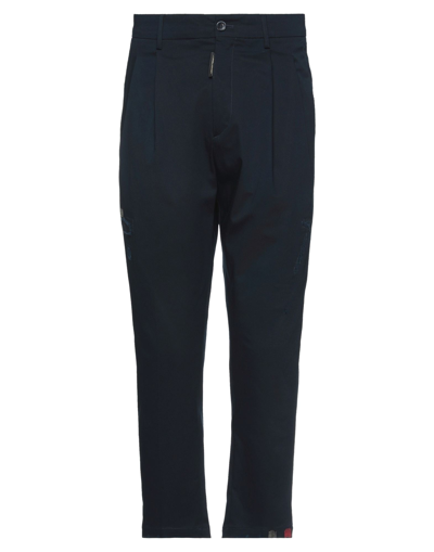 Adriano Langella Pants In Navy Blue