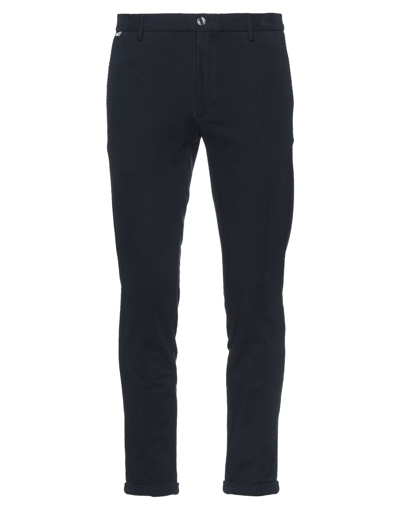 At.p.co At. P.co Man Pants Midnight Blue Size 28 Cotton, Elastane In Blue