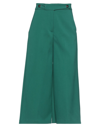 Pinko Cropped Pants In Green