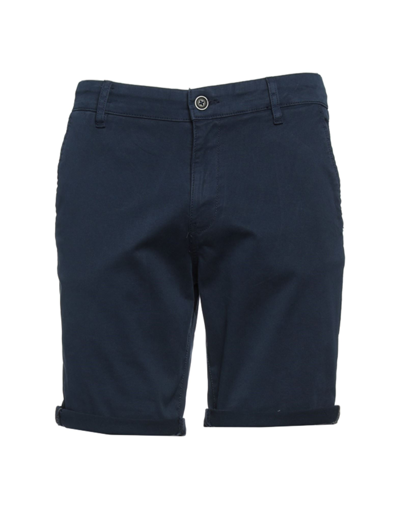 Jack & Jones Man Shorts & Bermuda Shorts Midnight Blue Size Xl Cotton, Elastane