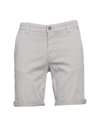 Jack & Jones Man Shorts & Bermuda Shorts Light Grey Size L Cotton, Elastane