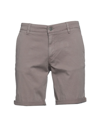 Jack & Jones Jjibowie Jjshorts Solid Sa Sts Man Shorts & Bermuda Shorts Taupe Size M Cotton, Elastan In Grey