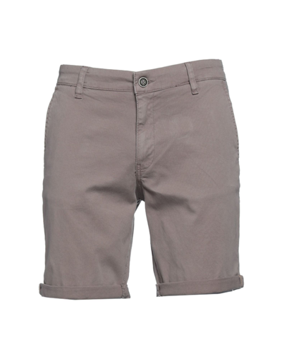 Jack & Jones Jjibowie Jjshorts Solid Sa Sts Man Shorts & Bermuda Shorts Taupe Size M Cotton, Elastan In Grey