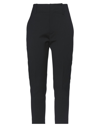 Merci .., Woman Pants Black Size 8 Polyester, Viscose, Elastane