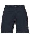 Anerkjendt Man Shorts & Bermuda Shorts Midnight Blue Size Xxl Paper, Elastane