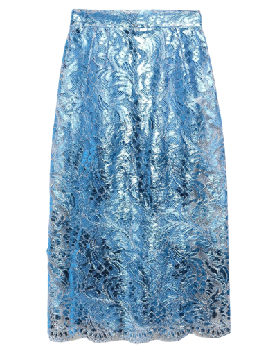 Dolce & Gabbana Midi Skirts In Blue