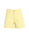Only Denim Shorts In Yellow