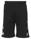 Golden Goose Jersey Track Shorts In Nero