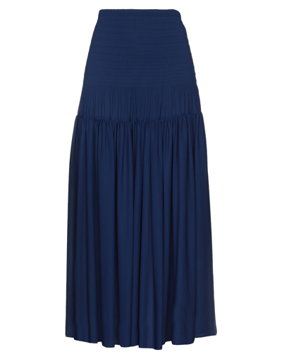 Spago Donna Long Skirts In Blue