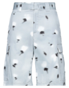 Msgm Shorts Mens's Gray Bermuda Shorts In Grey