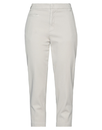 Dondup Cropped Pants In Grey