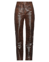Msgm Pants In Brown