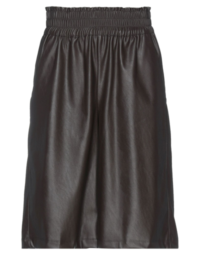19.70 Nineteen Seventy Shorts & Bermuda Shorts In Dark Brown