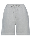 NANUSHKA NANUSHKA WOMAN SHORTS & BERMUDA SHORTS GREY SIZE M ORGANIC COTTON