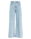 Isabel Marant Wide-leg Denim Trousers With Belt Loops In Blue