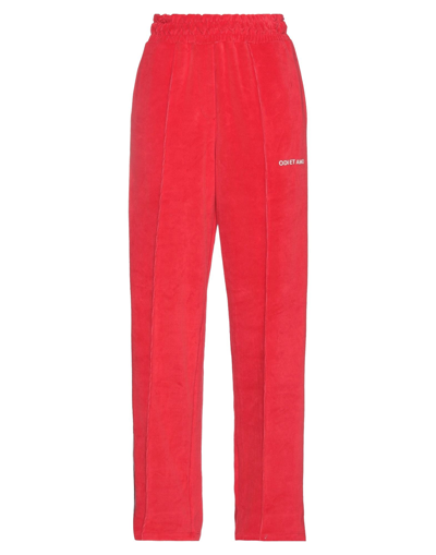 Odi Et Amo Pants In Red