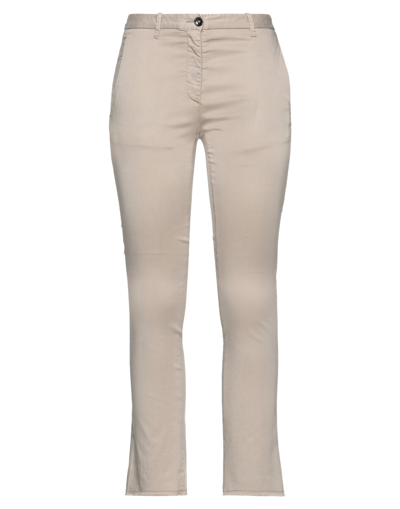 Nine:inthe:morning Nine In The Morning Woman Pants Sand Size 32 Lyocell, Cotton, Elastane In Beige