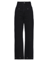 ISABEL MARANT ISABEL MARANT WOMAN JEANS BLACK SIZE 4 COTTON