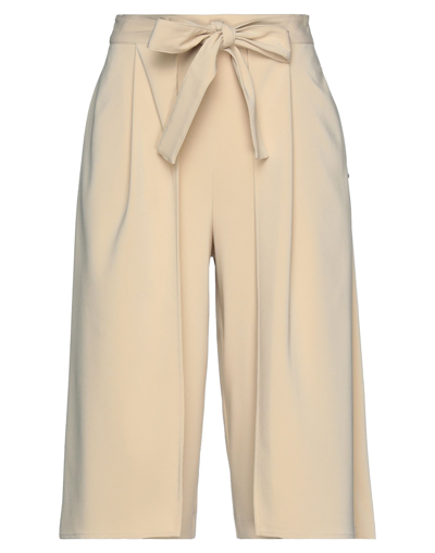 Ottod'ame Cropped Pants In Beige