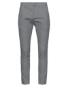 Dondup Belt-loop Casual Pants In Grey
