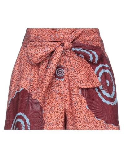 Ulla Johnson Shorts & Bermuda Shorts In Salmon Pink