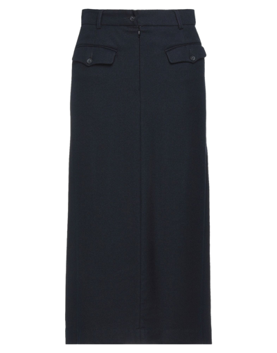 Diega Midi Skirts In Dark Blue