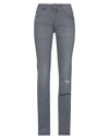 Haikure Woman Jeans Grey Size 25 Cotton, Polyester, Elastane In Grey