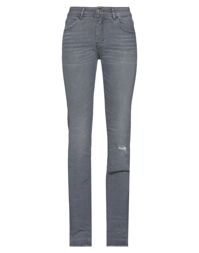 Haikure Woman Jeans Grey Size 25 Cotton, Polyester, Elastane