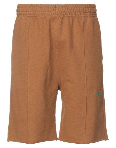 Phipps Man Shorts & Bermuda Shorts Camel Size L Organic Cotton In Beige