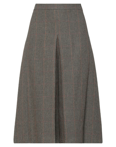 Maison Margiela Cropped Pants In Military Green